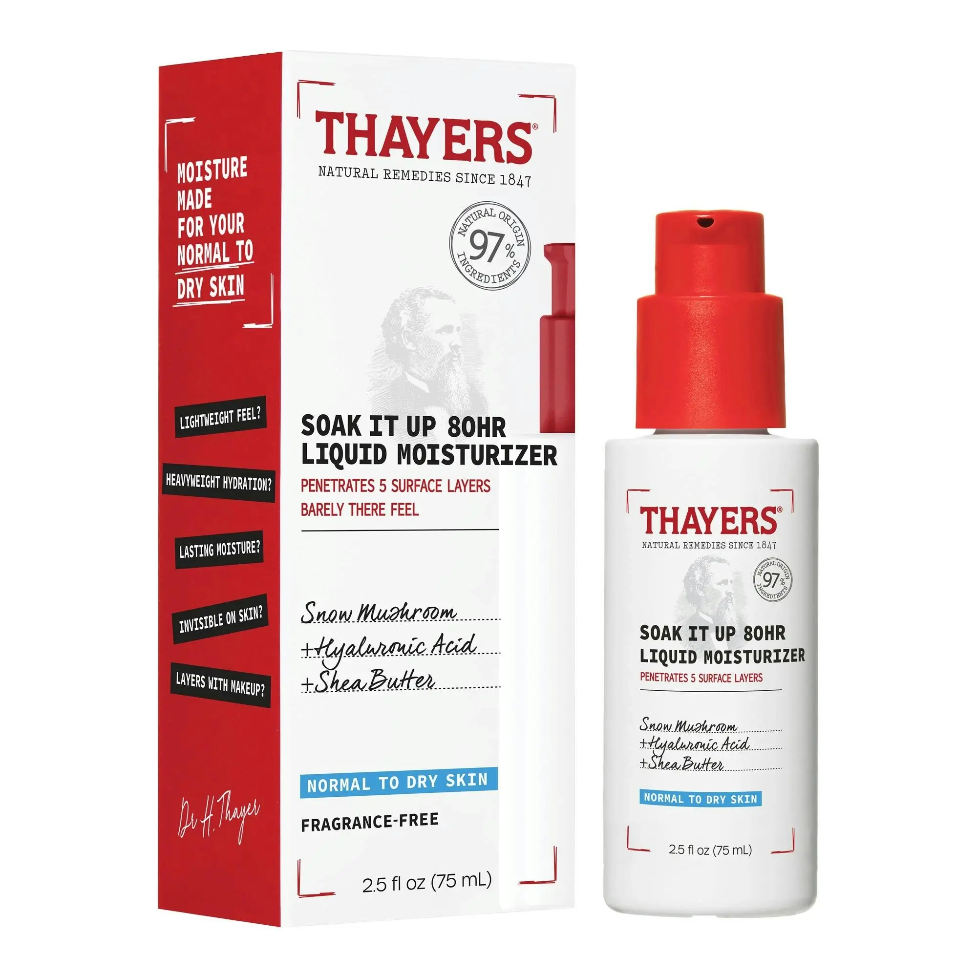 Thayers Soak It Up 80 Hour Liquid Moisturiser 75ml