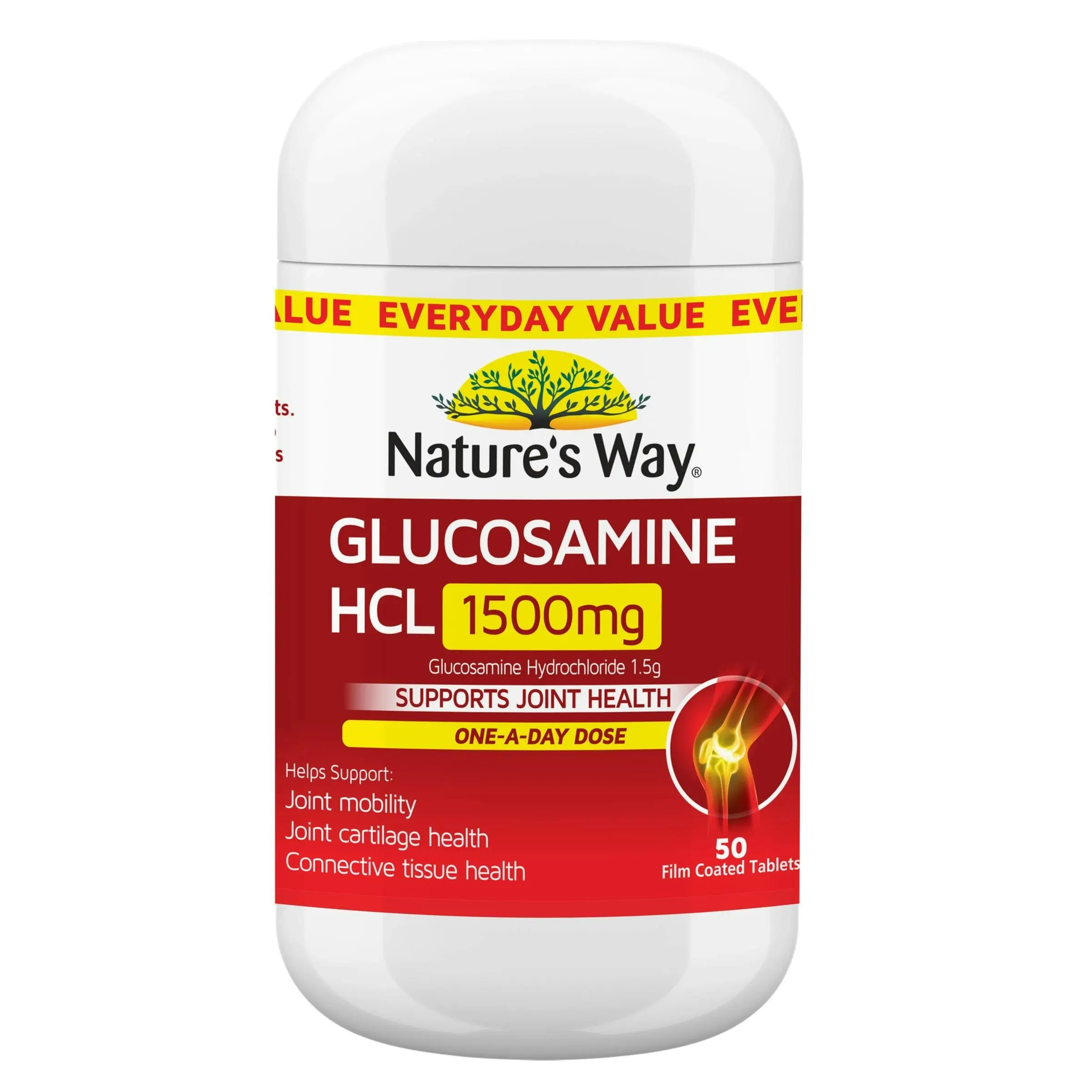 Nature's Way Glucosamine HCL 1500mg 50s