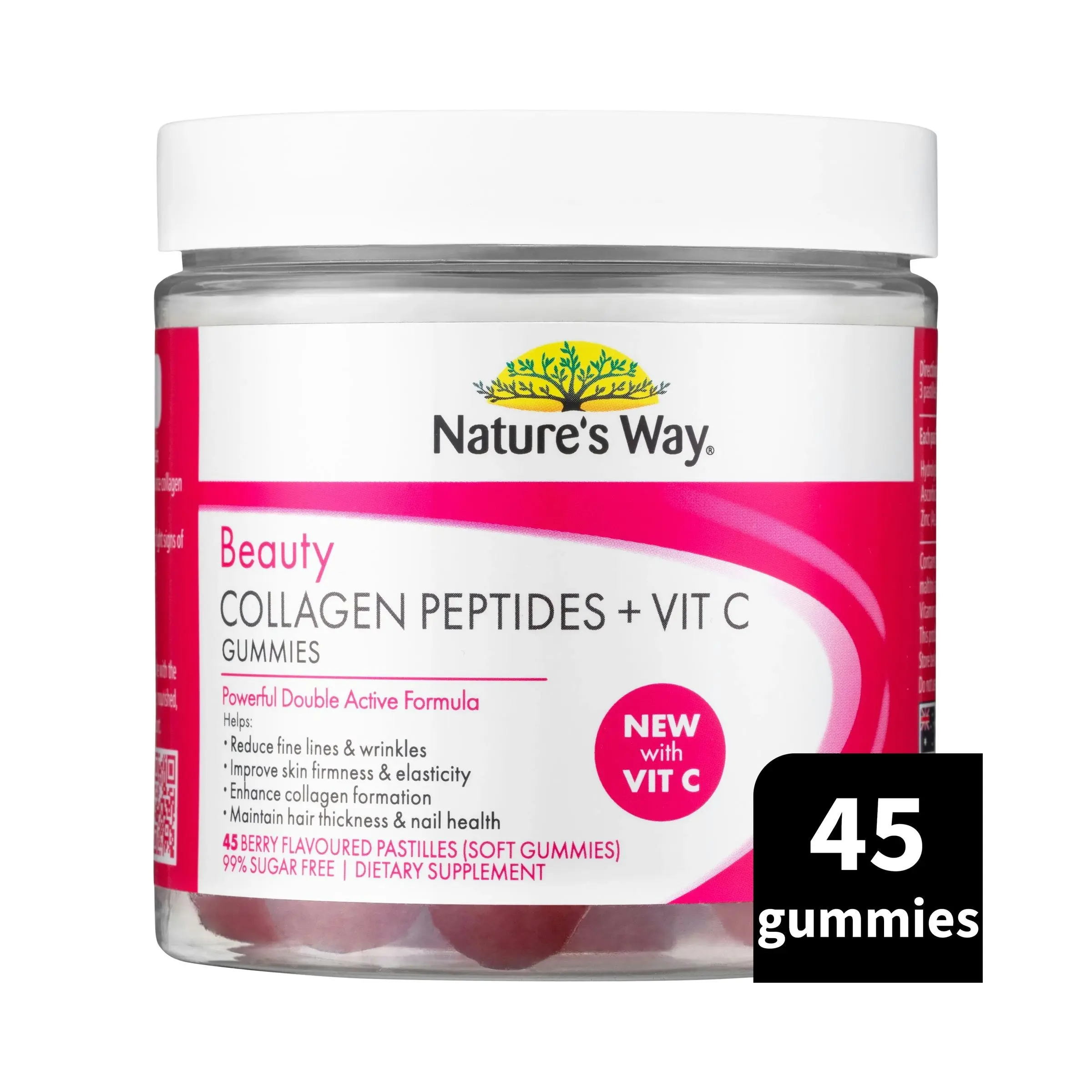 Nature's Way Beauty Collagen Gummies 45 Pastilles