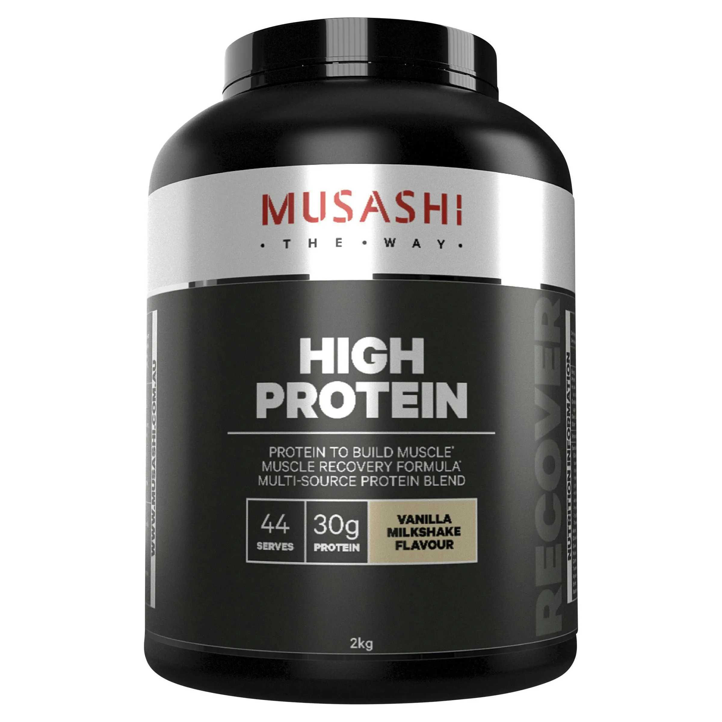 Musashi High Protein Powder Vanilla Milkshake 2kg