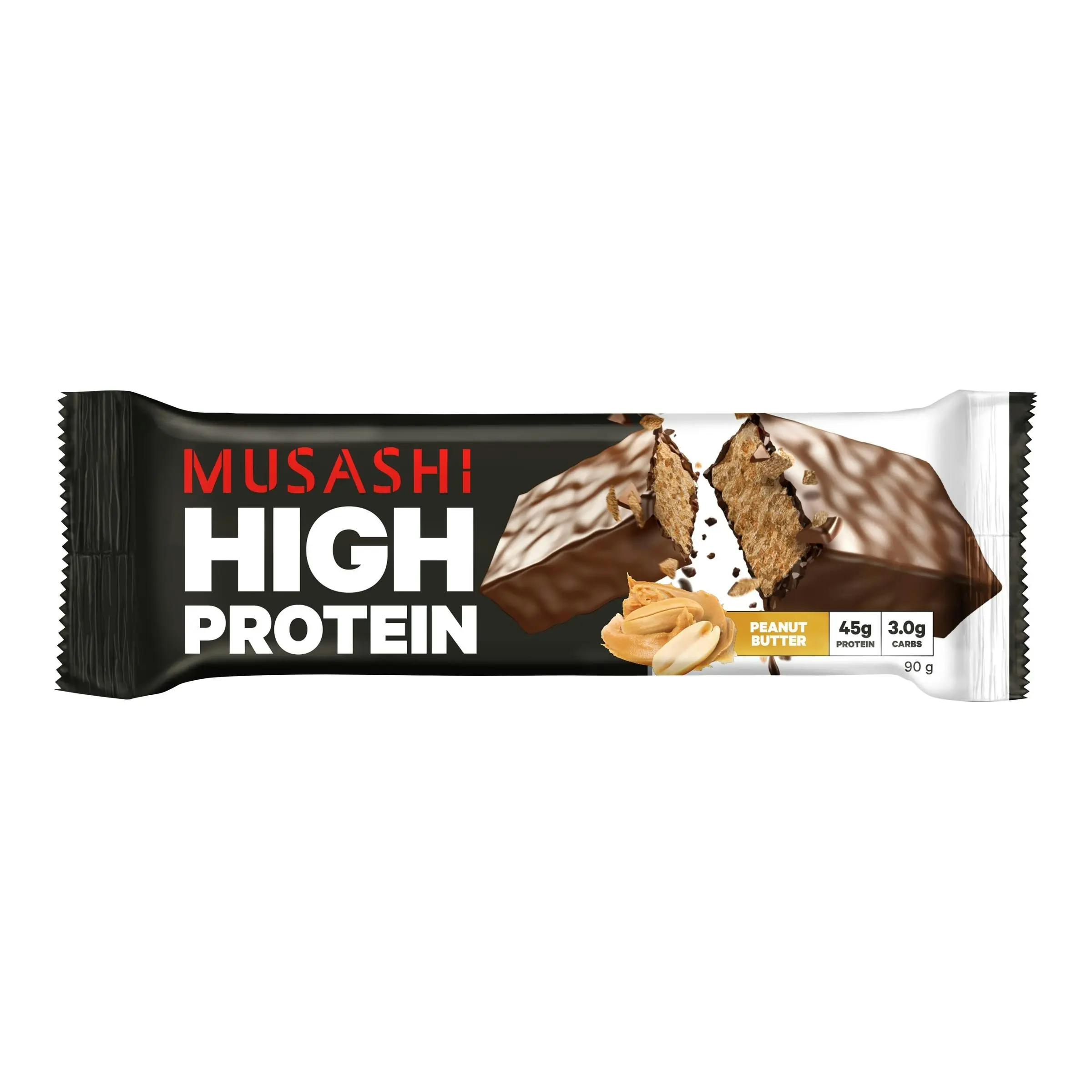 Musashi High Protein Bar Peanut Butter 90g