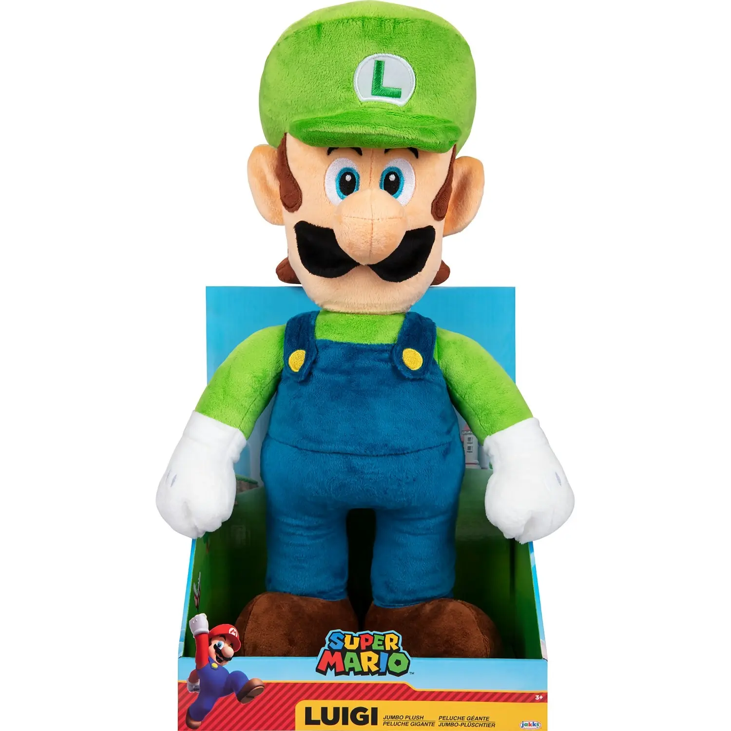 Nintendo - Super Mario - Jumbo Luigi Plush 20-inch