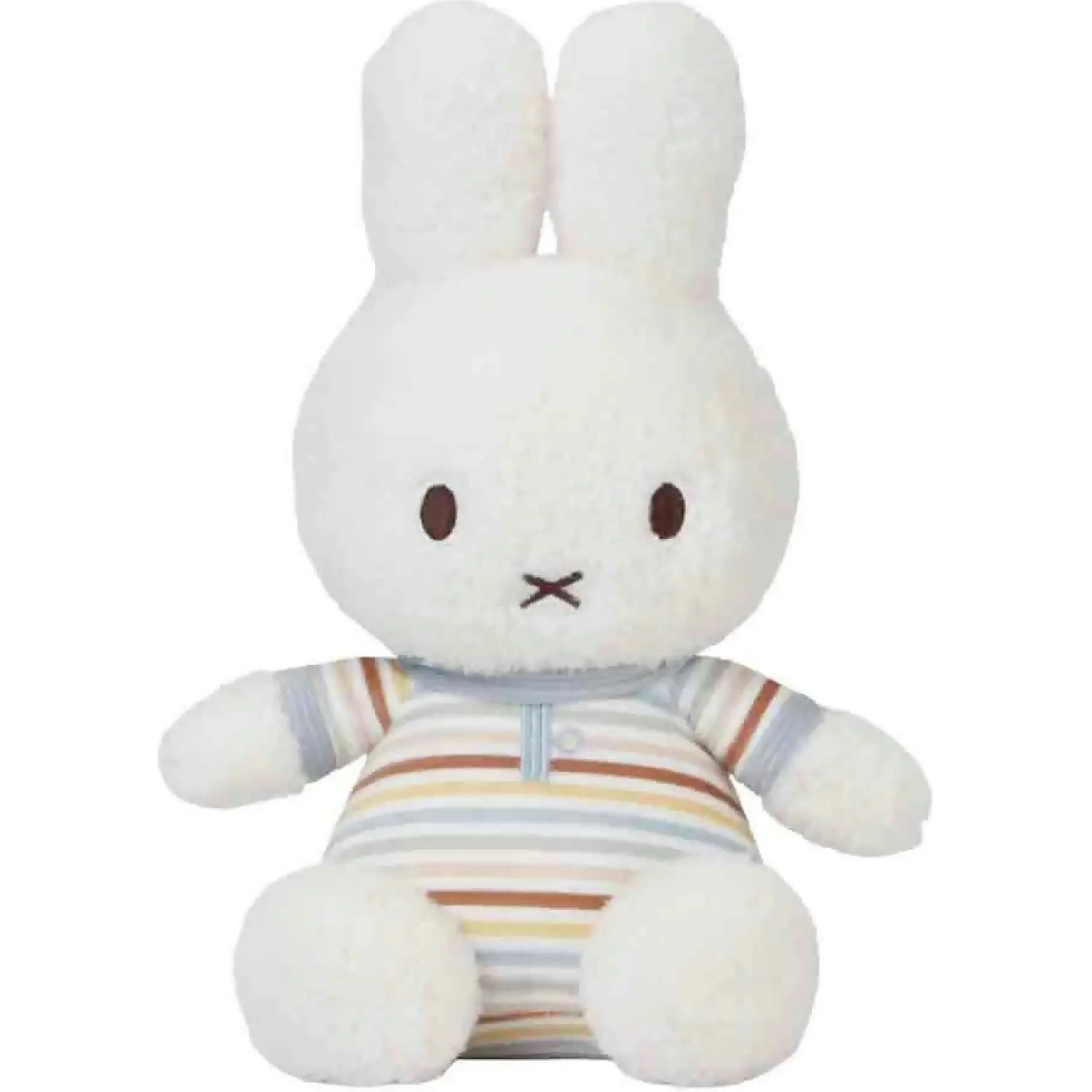 Little Dutch - Miffy Vintage Stripes Soft Toy Small 25cm Plush - Jasnor