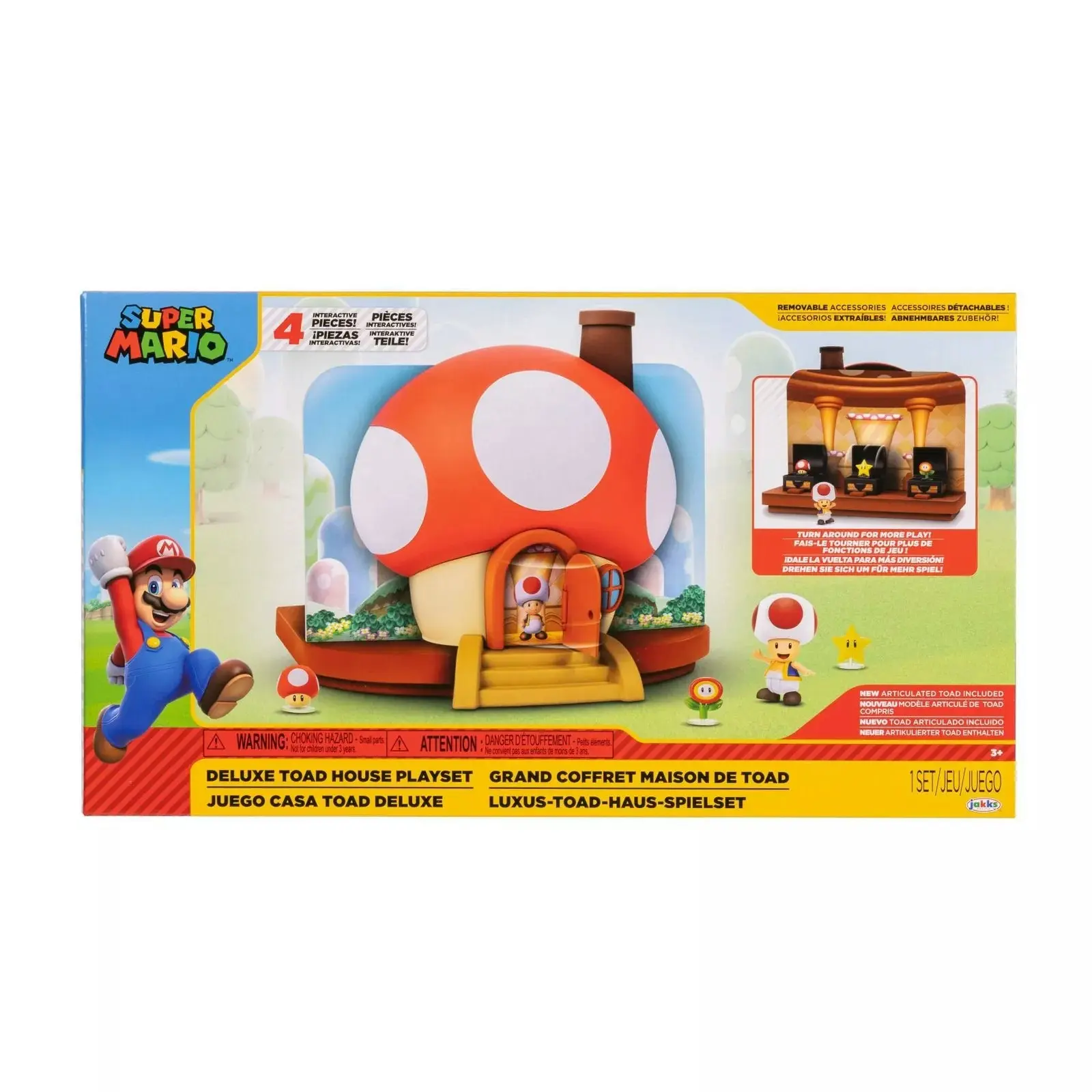 Nintendo - Super Mario Deluxe Toad House Playset