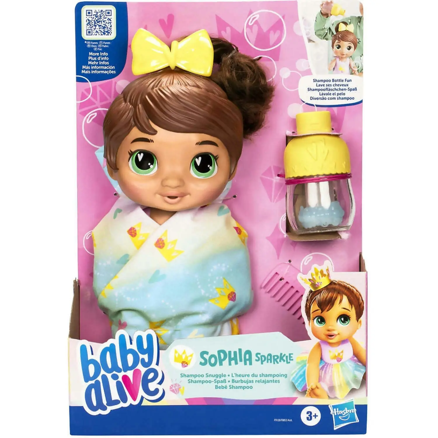 Baby Alive - Shampoo Snuggle Sophia Sparkle - Hasbro