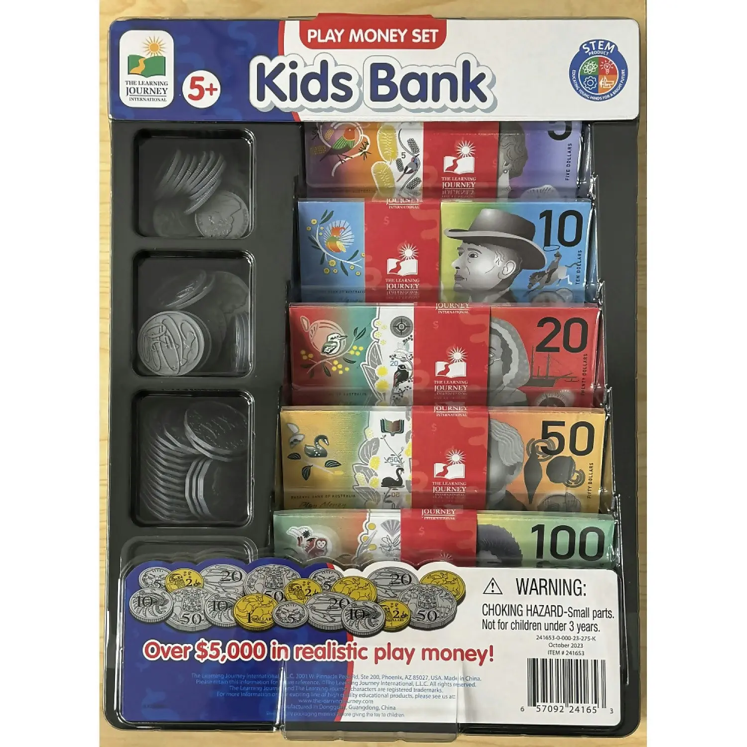 U Games - Kids Bank Play Money Set