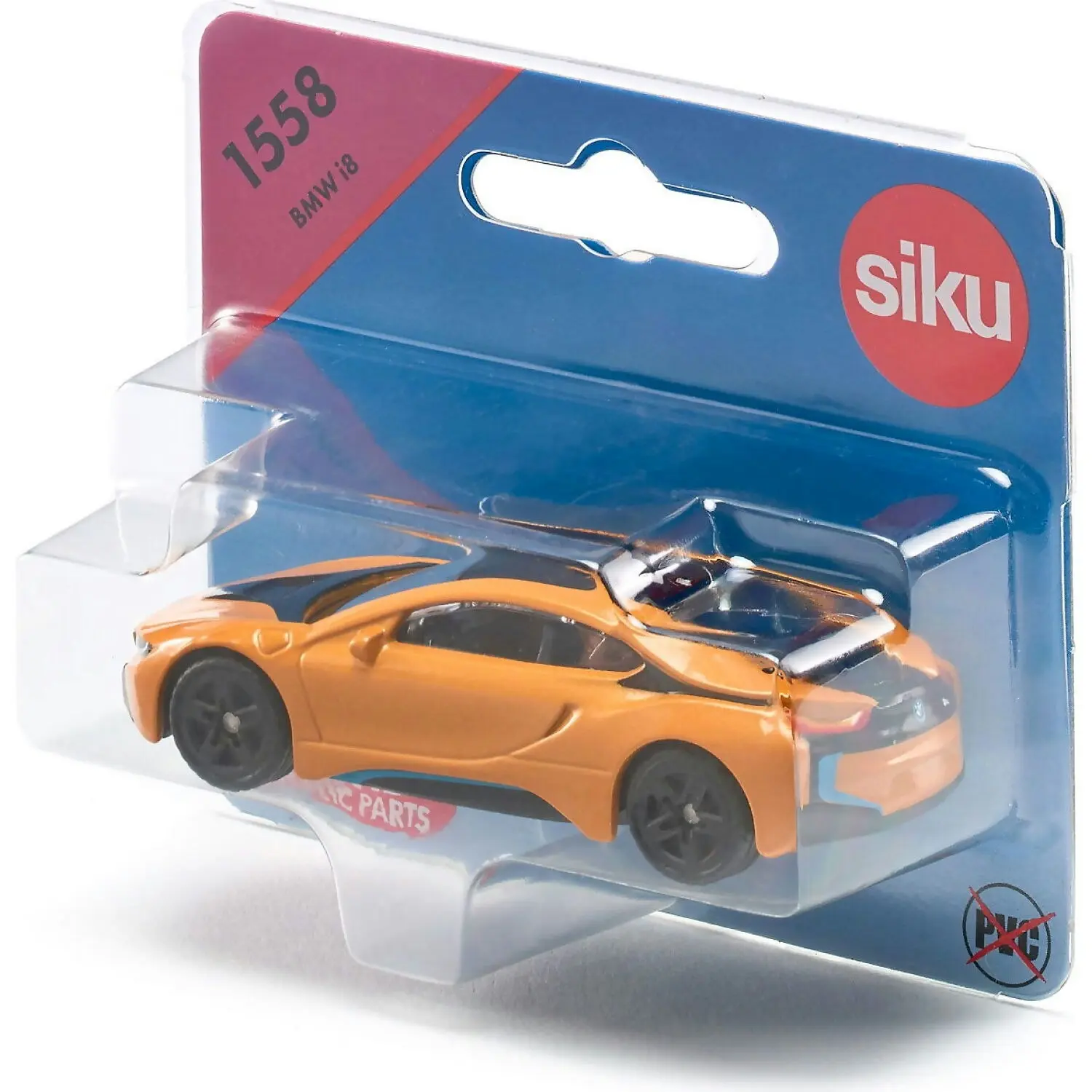 Siku - BMW i8 Sports Car Diecast Model - High-Quality 1:50 Scale - Durable and Detailed - No. 1558