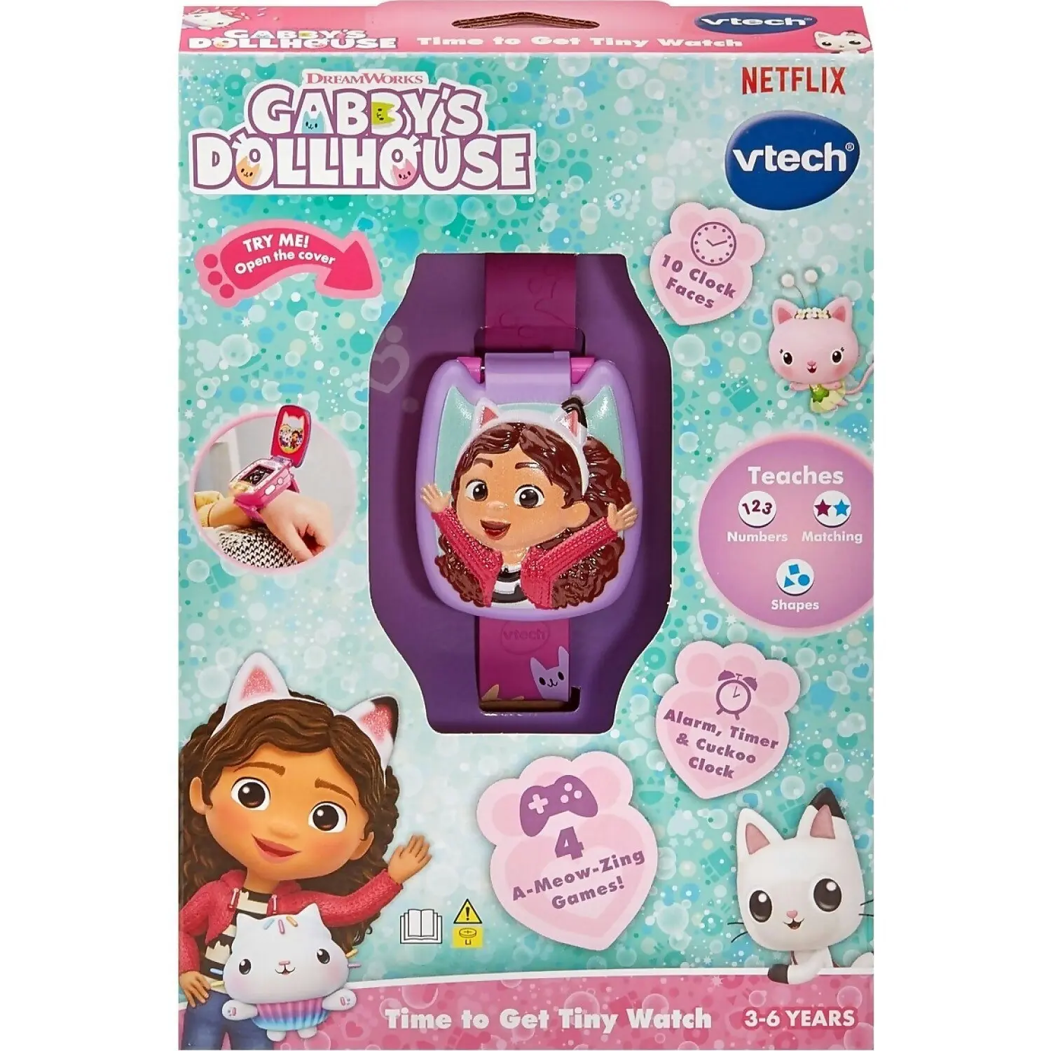 Vtech - Gabbys Dollhouse Time To Get Tiny Watch