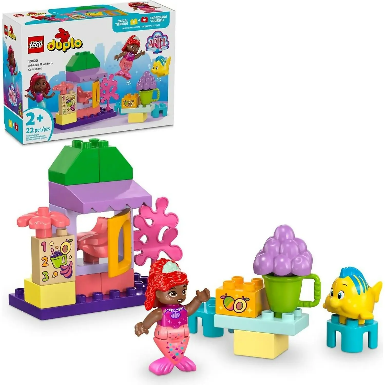 LEGO 10420 Ariel and Flounder's Cafe Stand - Duplo