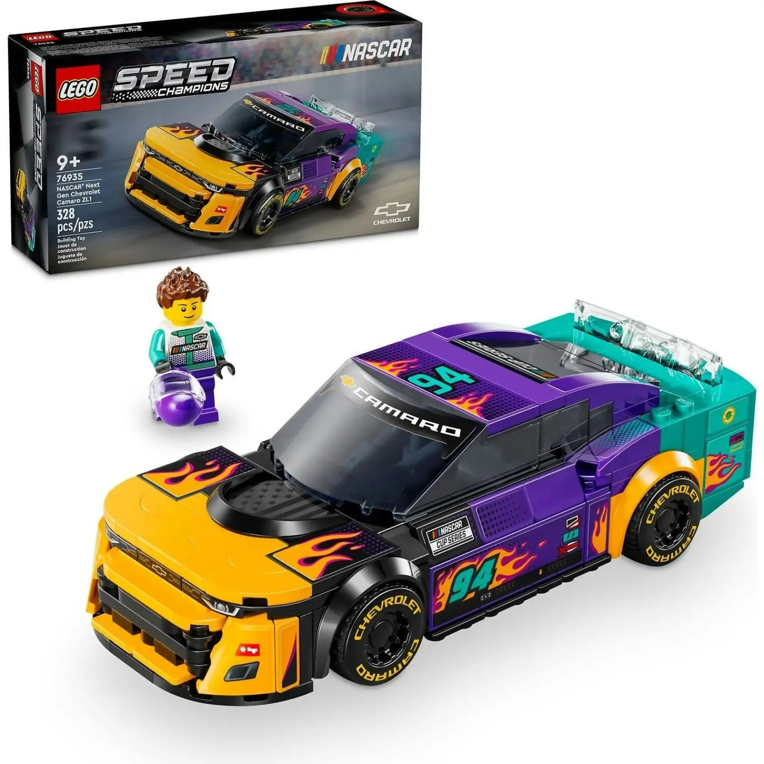 LEGO 76935 NASCAR Next Gen Chevrolet Camaro ZL1 - Speed Champions