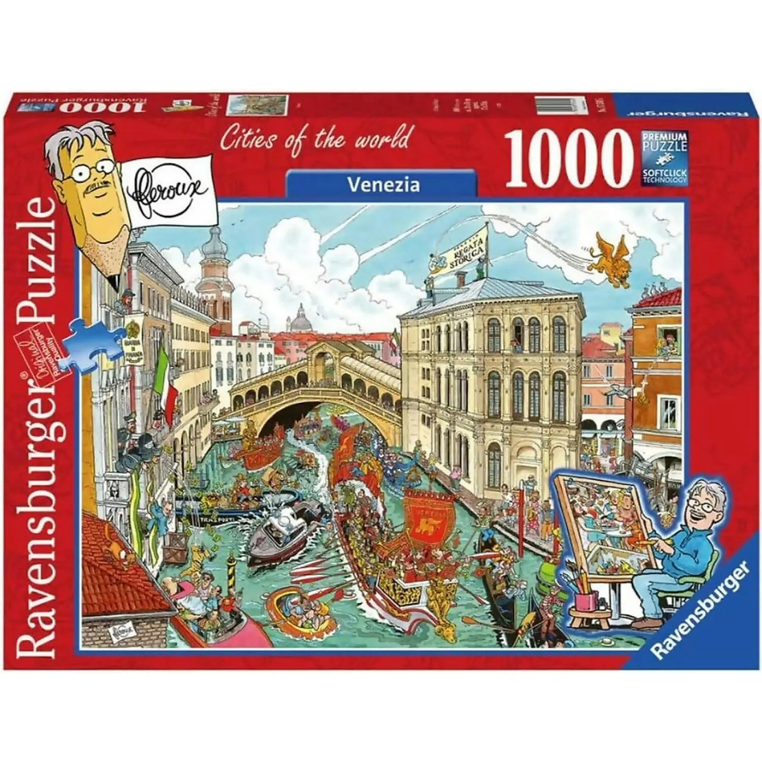 Ravensburger - Cities Of The World Fleroux Venice Puzzle Jigsaw Puzzle 1000pc