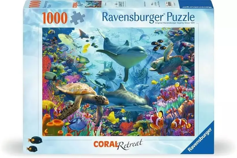 Ravensburger - Coral Reef Retreat Jigsaw Puzzle 1000pc