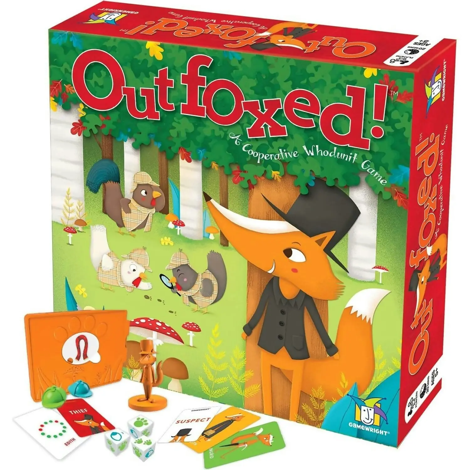 Gamewright - Outfoxed! A Cooperative Whodunit Game