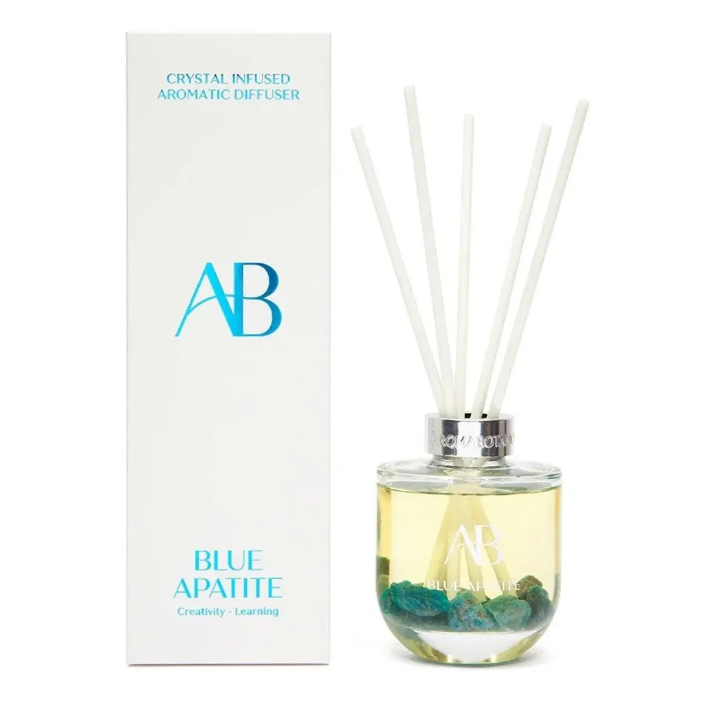 Aromabotanical Crystal Diffuser 200ml - Blue Apatite