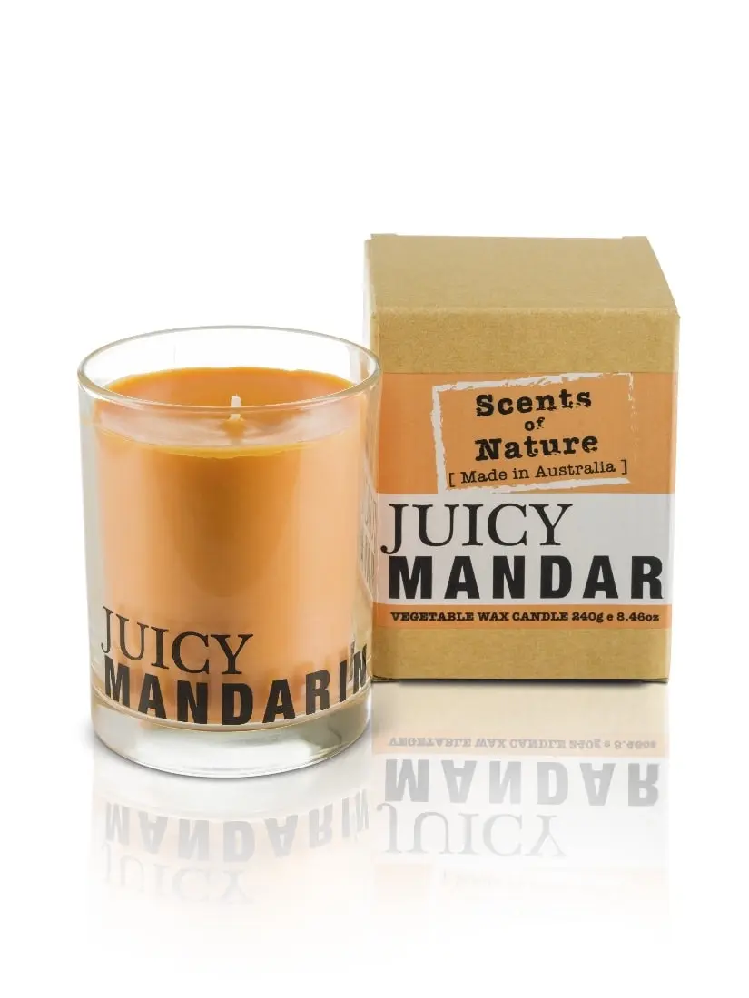 Tilley Scents Of Nature - Soy Candle 240g - Juicy Mandarin