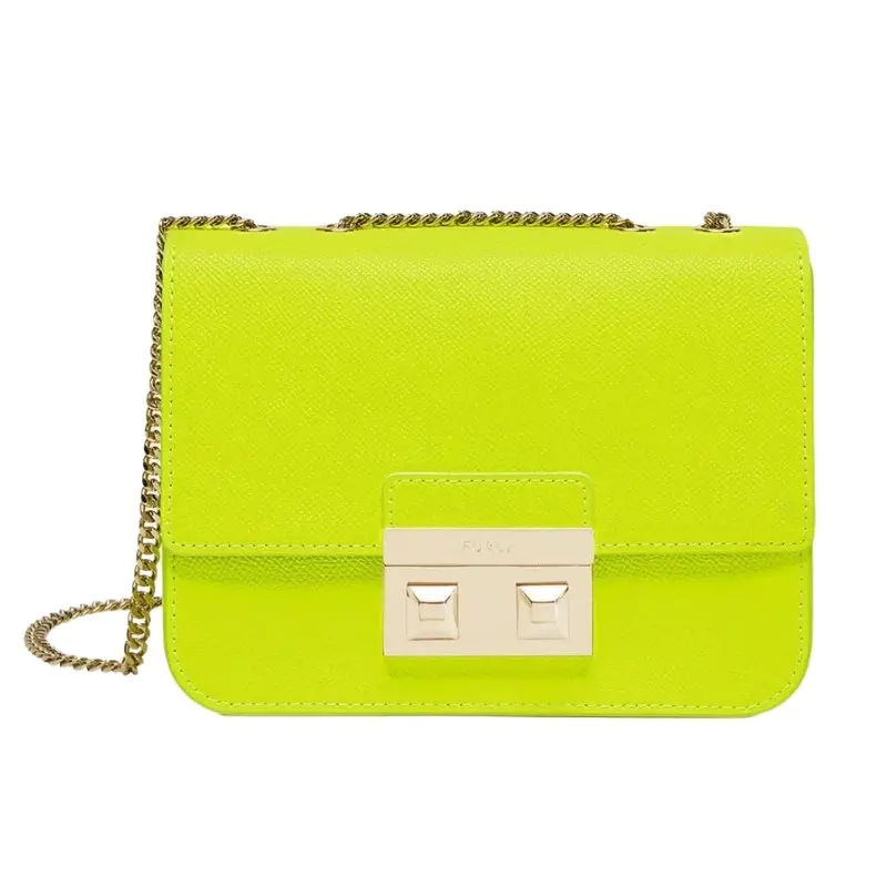 Furla Bella Mini Crossbody Bag - Neon Yellow