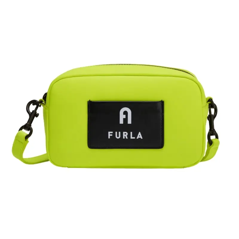 Furla Iris Mini Crossbody Bag - Giallo Fluorescente Nero