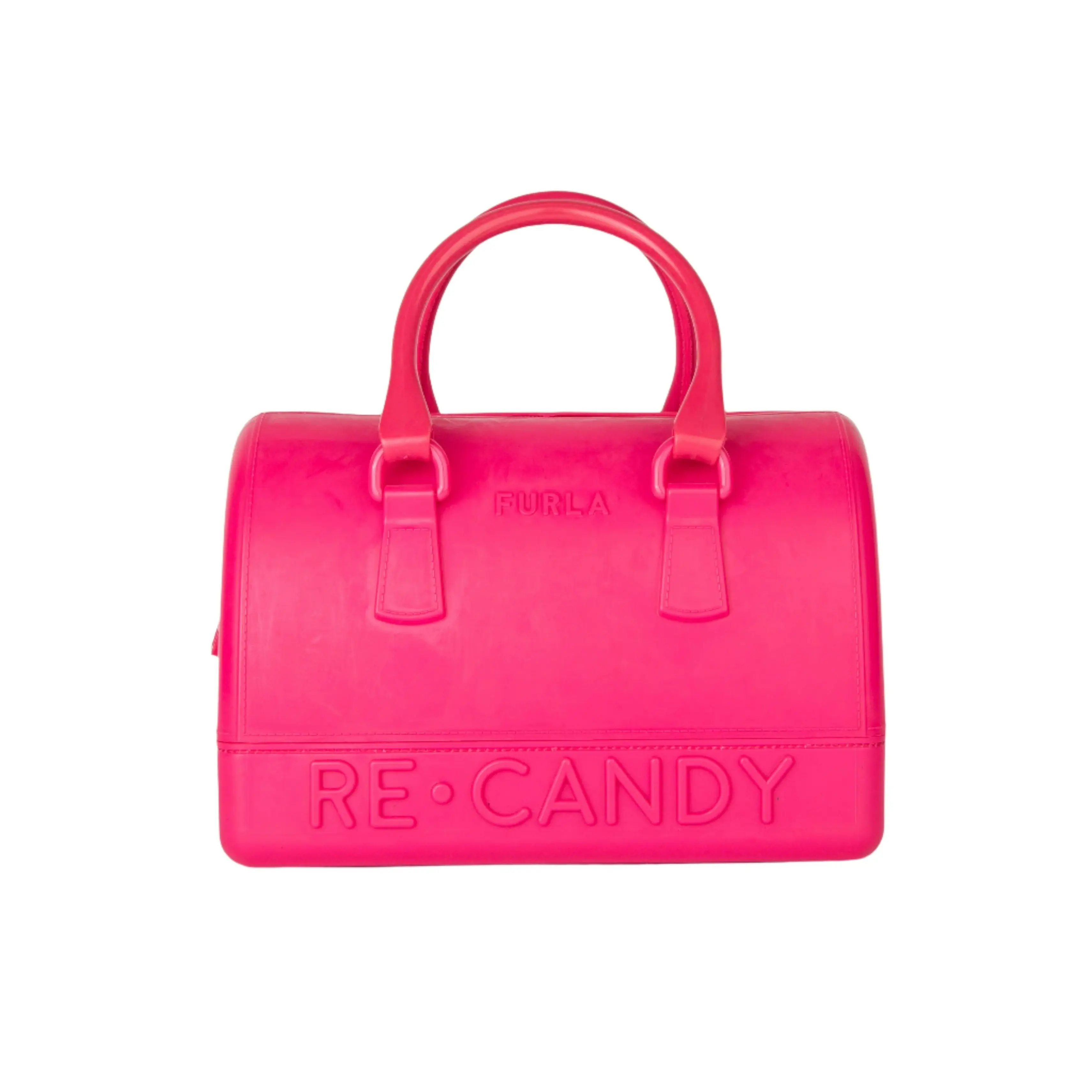 Furla Re Candy Boston Bag - Hot Pink Berry