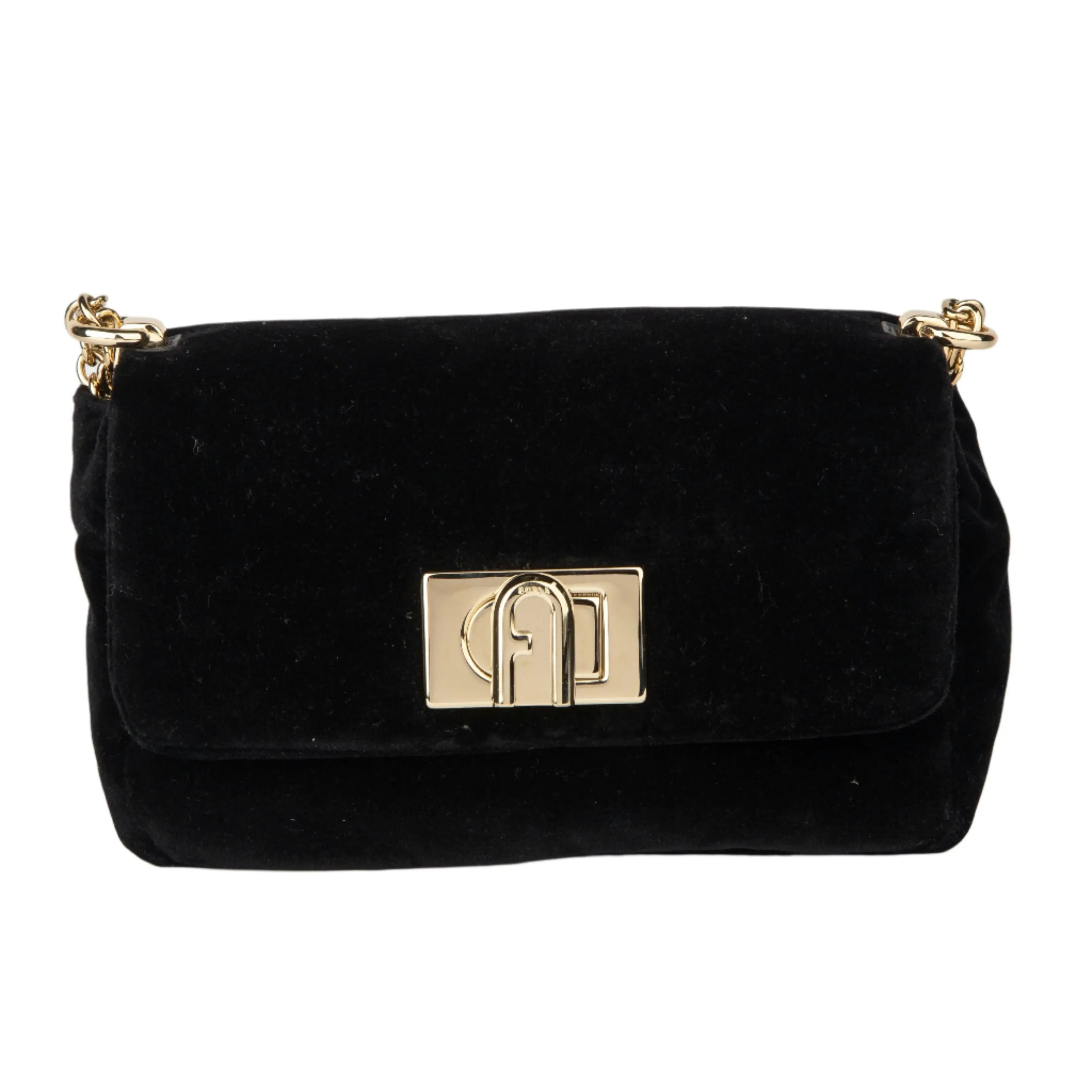 Furla Mini Crossbody - Ares Nero Light Gold