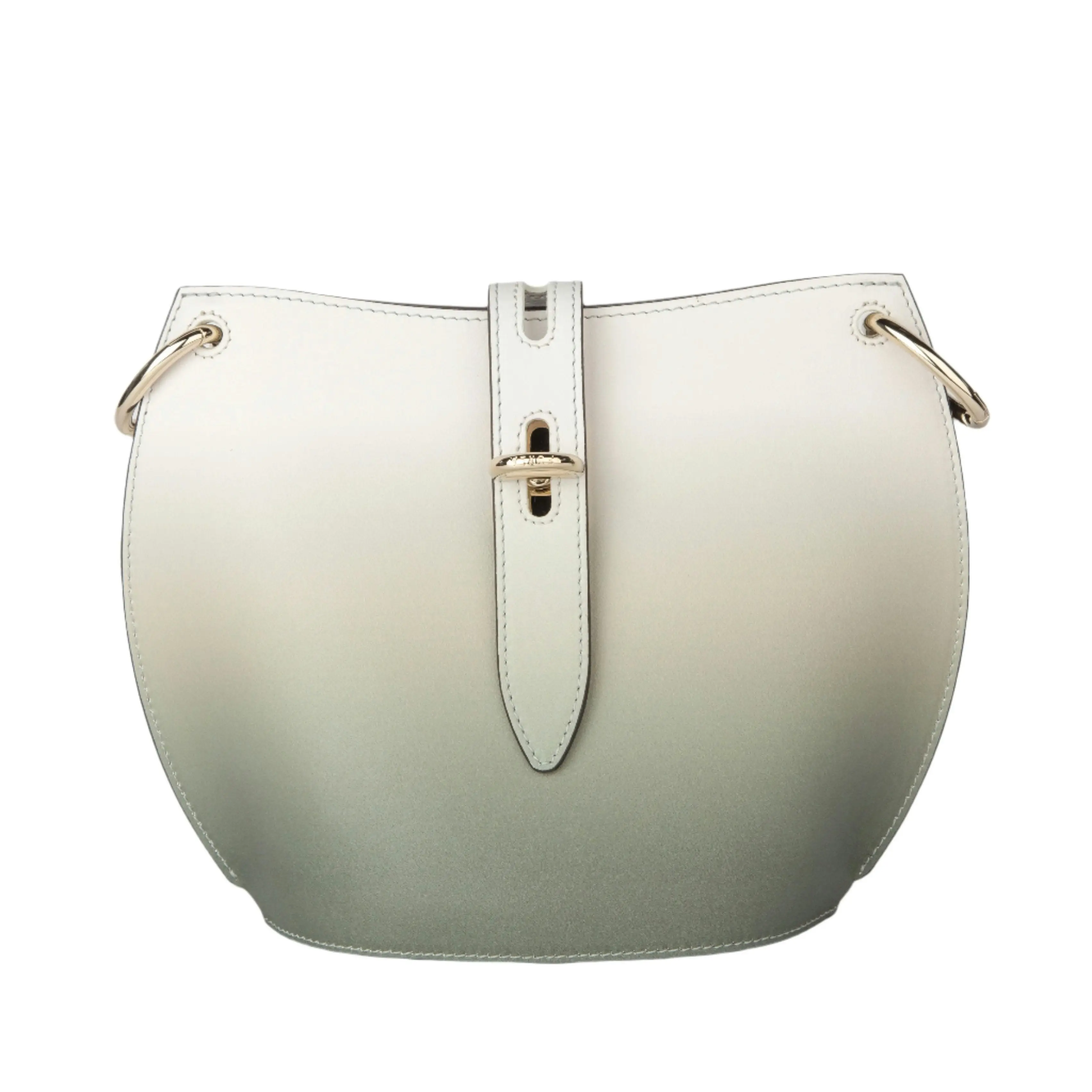 Furla Unica Mini Crossbody - Vitello Roma White And Gold