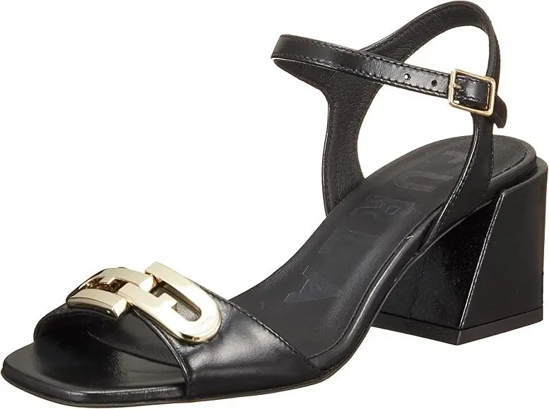 Furla Women's Chain Sandal T.60 - Black