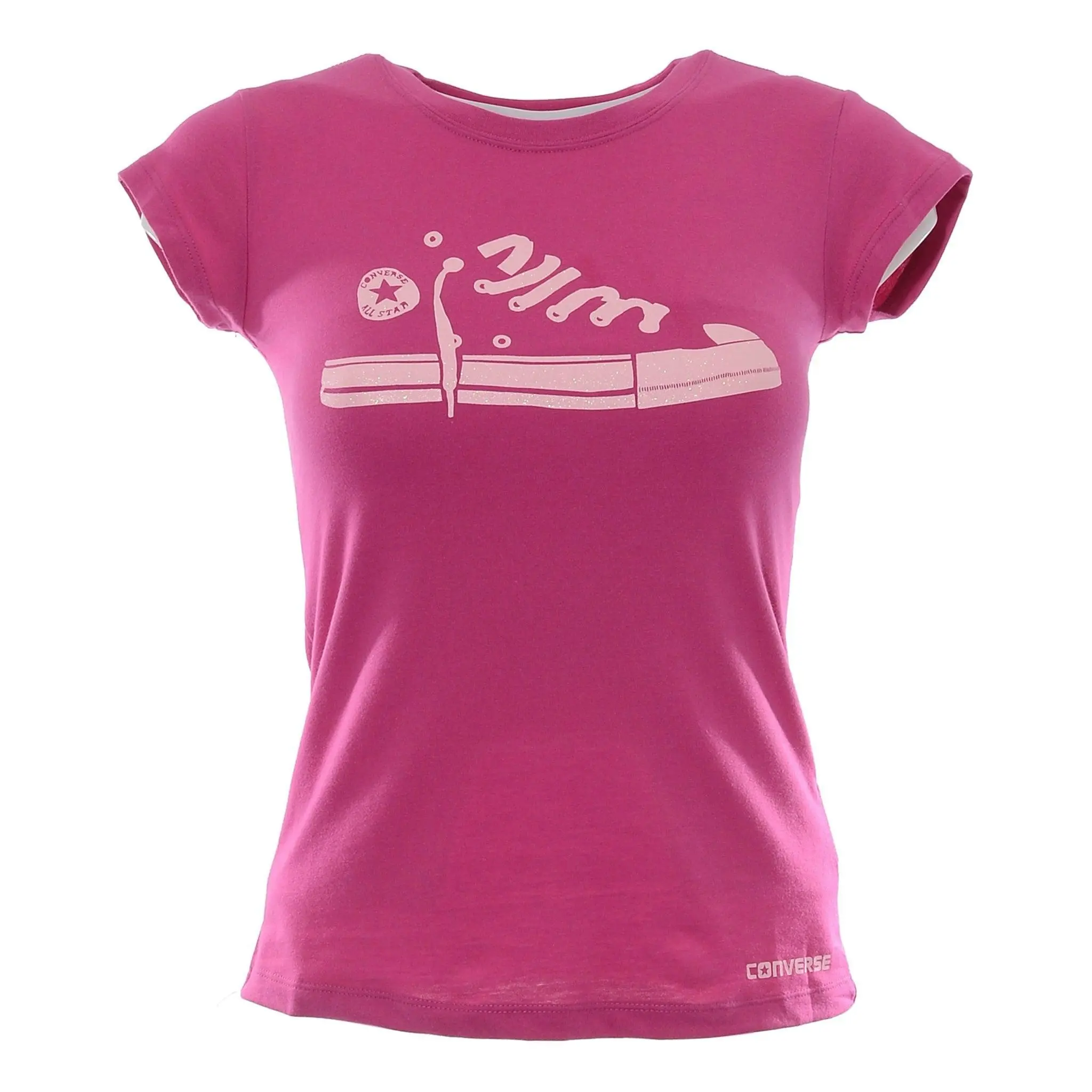 Converse Girl's Pink Sneaker Tee