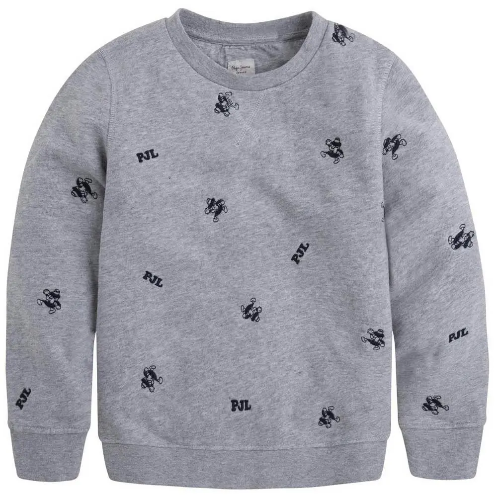 Pepe Kids Pepe Jeans Boys Leon Jr Sweater Grey Marle