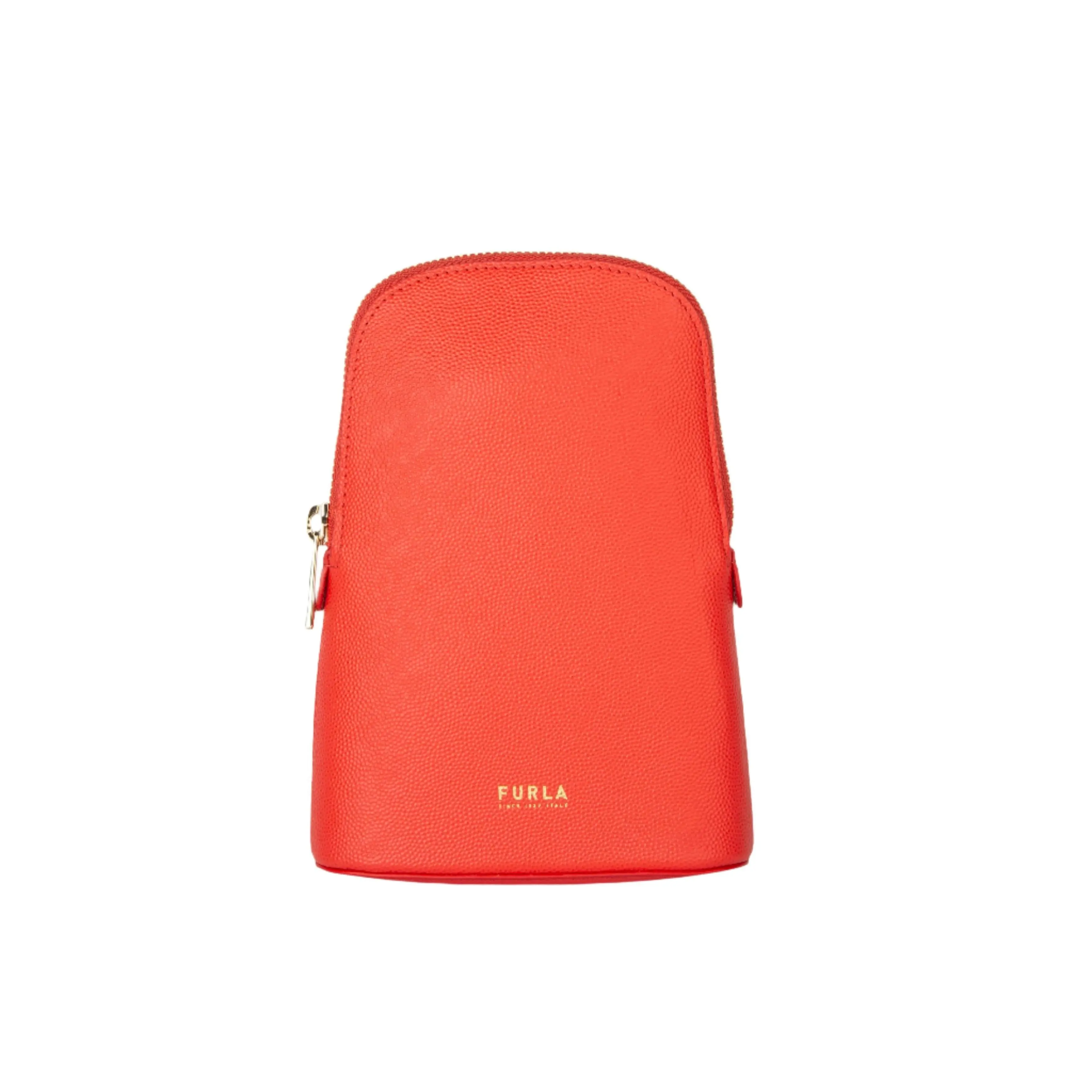 Furla Mini Vertical Crossbody Phone Holder Bag - Red