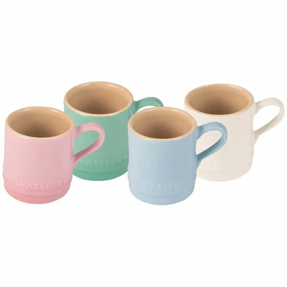 Chasseur Macaron Collection 4 Piece Petit Cup Set