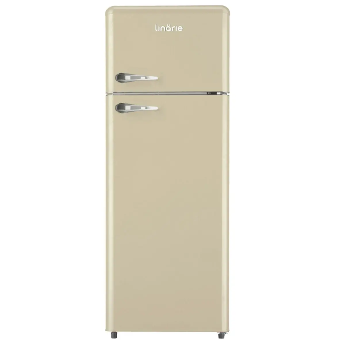 Linarie Valloire 209L Cream Retro Top Mount Fridge - Manual Defrost