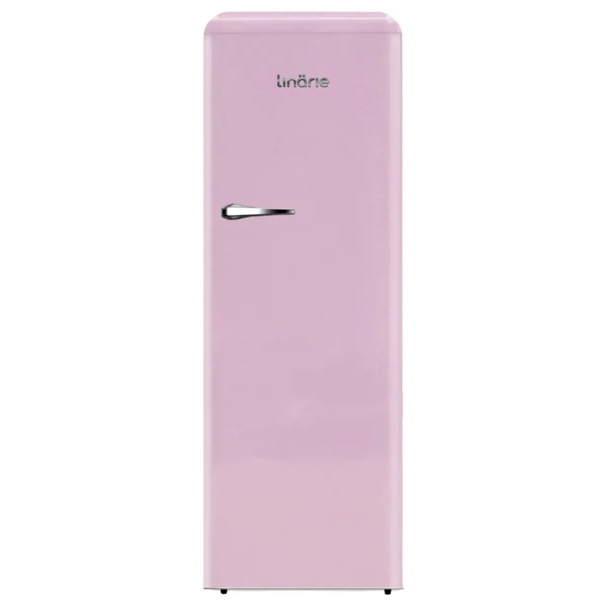 Linarie 328L Single Door Retro Larder Fridge Pink