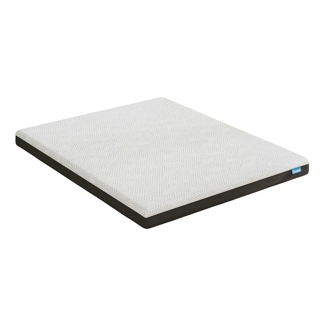 Dreamz Double Mattress Gel Memory Foam Cooling Breathable 15cm Medium Firm