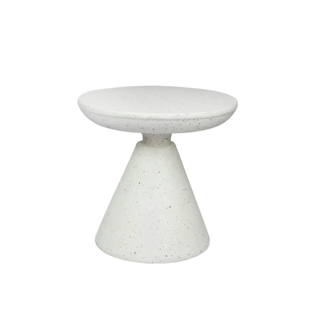 Levede Side Table Terrazzo Coffee End Tables Modern Hourglass Stool Stand 51cm