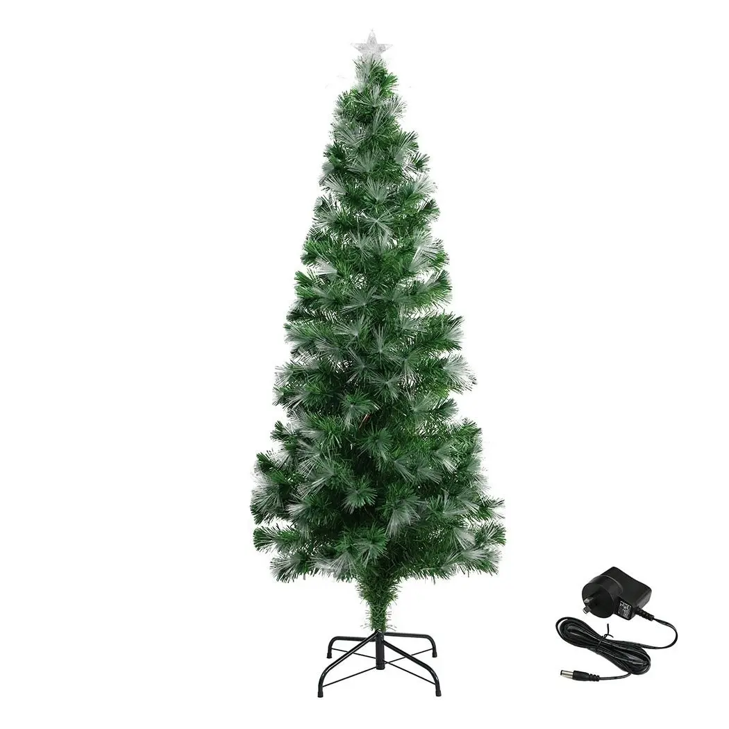 Santaco Christmas Tree with Lights 1.5M Xmas Trees Fibre Optic Atificial Decor