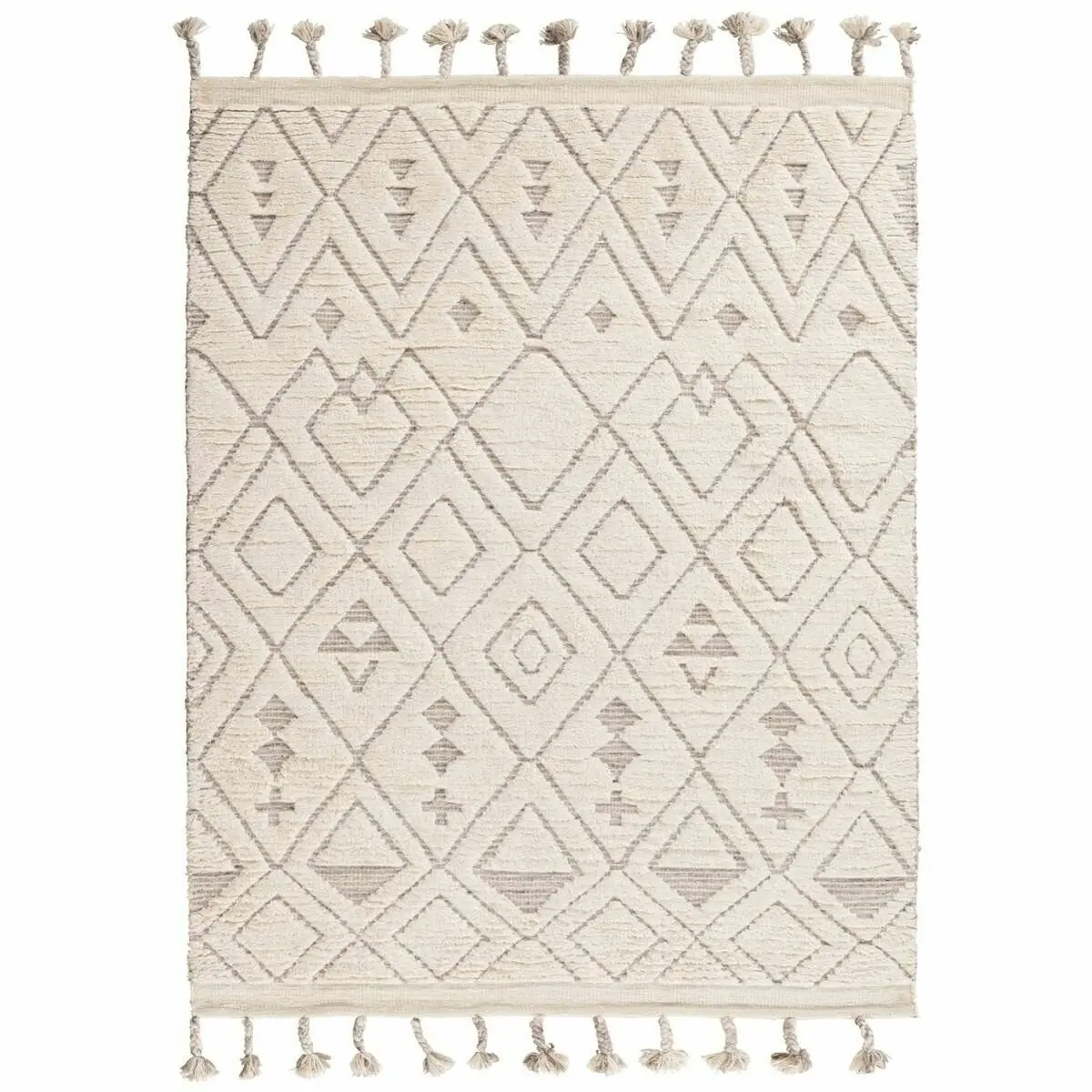 Cadrys Sahara Diamond Ivory/Taupe 160x230 Rug