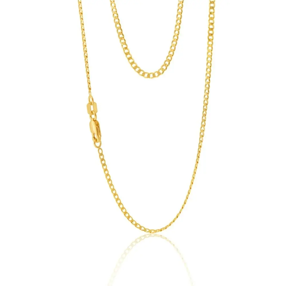 9ct Yellow Gold 50cm Curb Chain