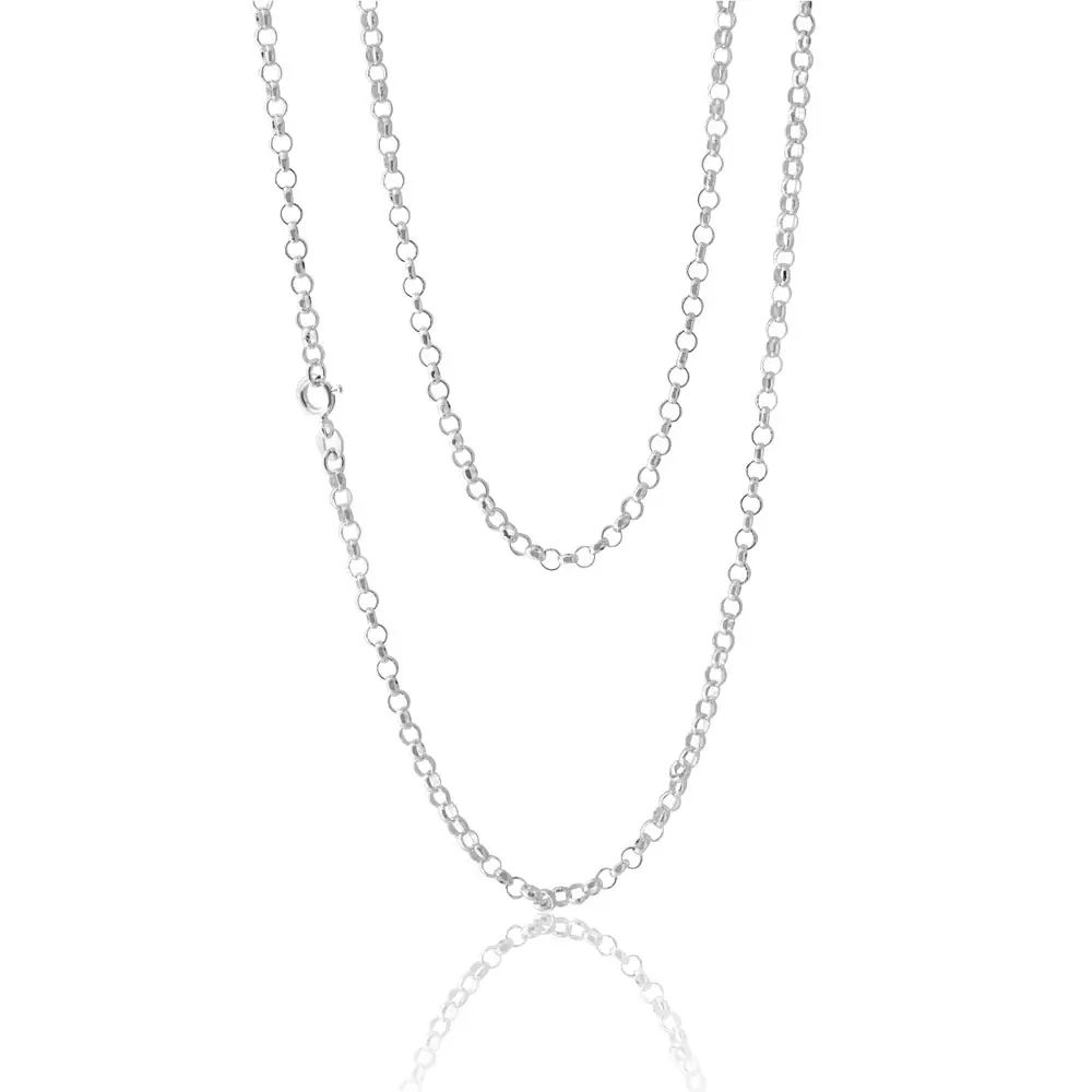 Sterling Silver 70 Gauge 70cm Belcher Chain