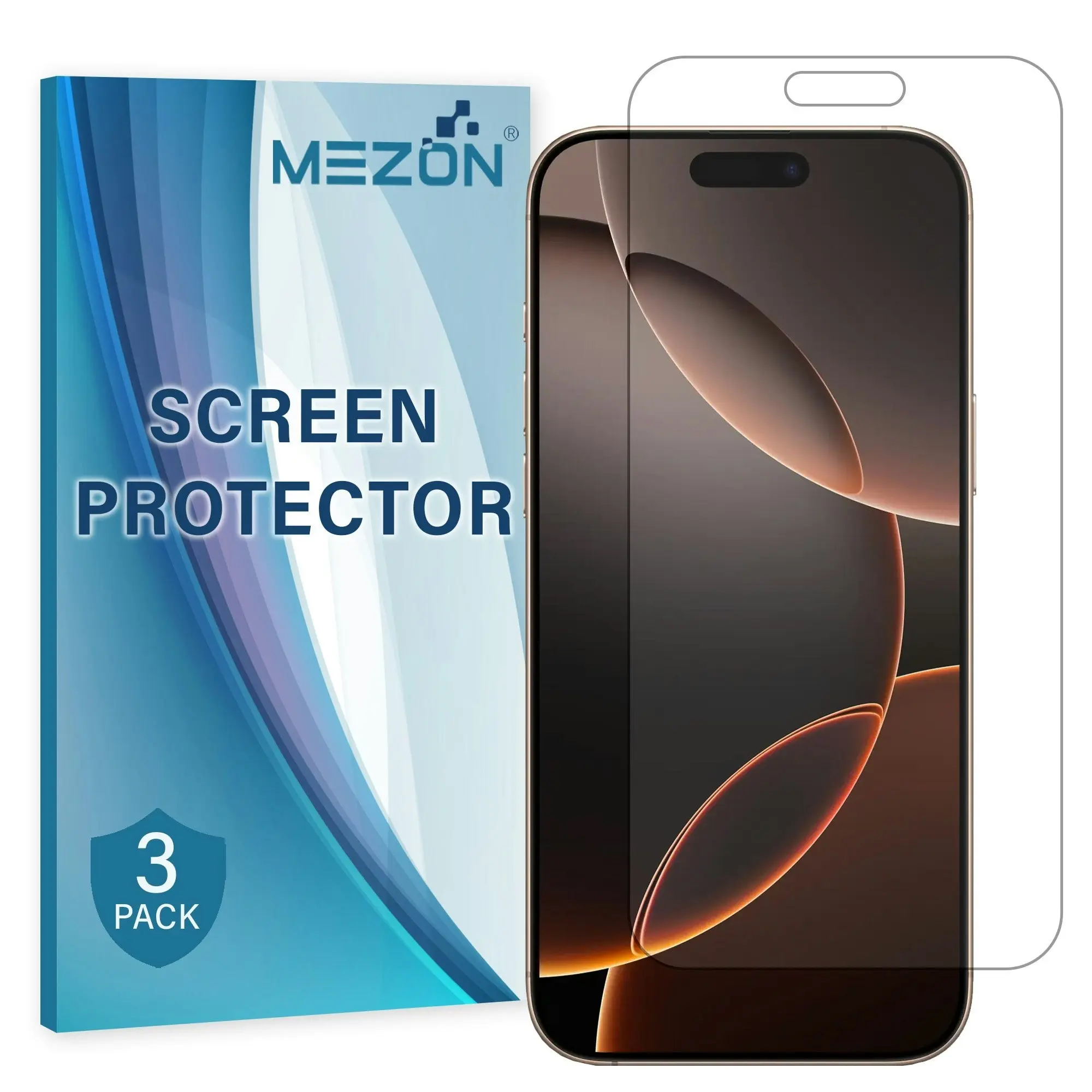 [3 Pack] MEZON Anti-Glare Matte Film for iPhone 16 Pro Max (6.9") Premium Case Friendly Screen Protectors