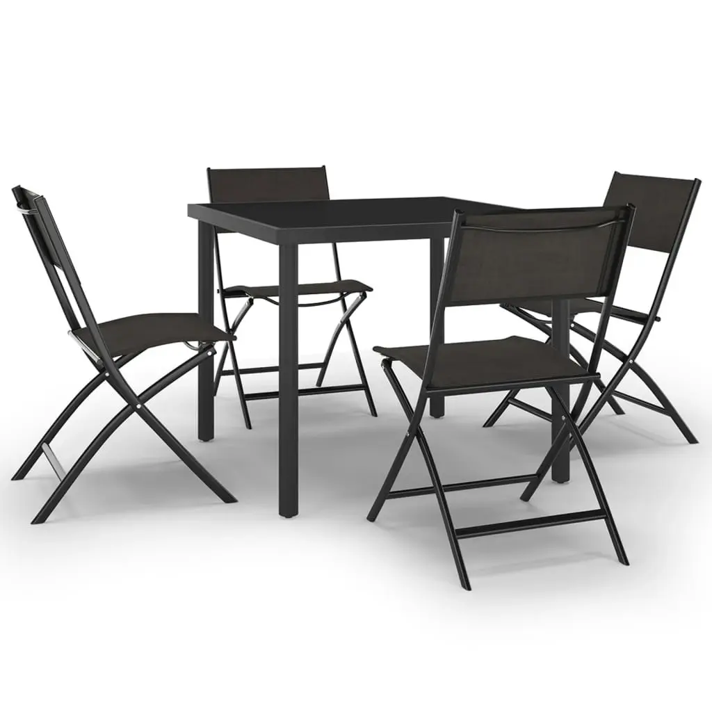 5 Piece Outdoor Dining Set Steel 3073513