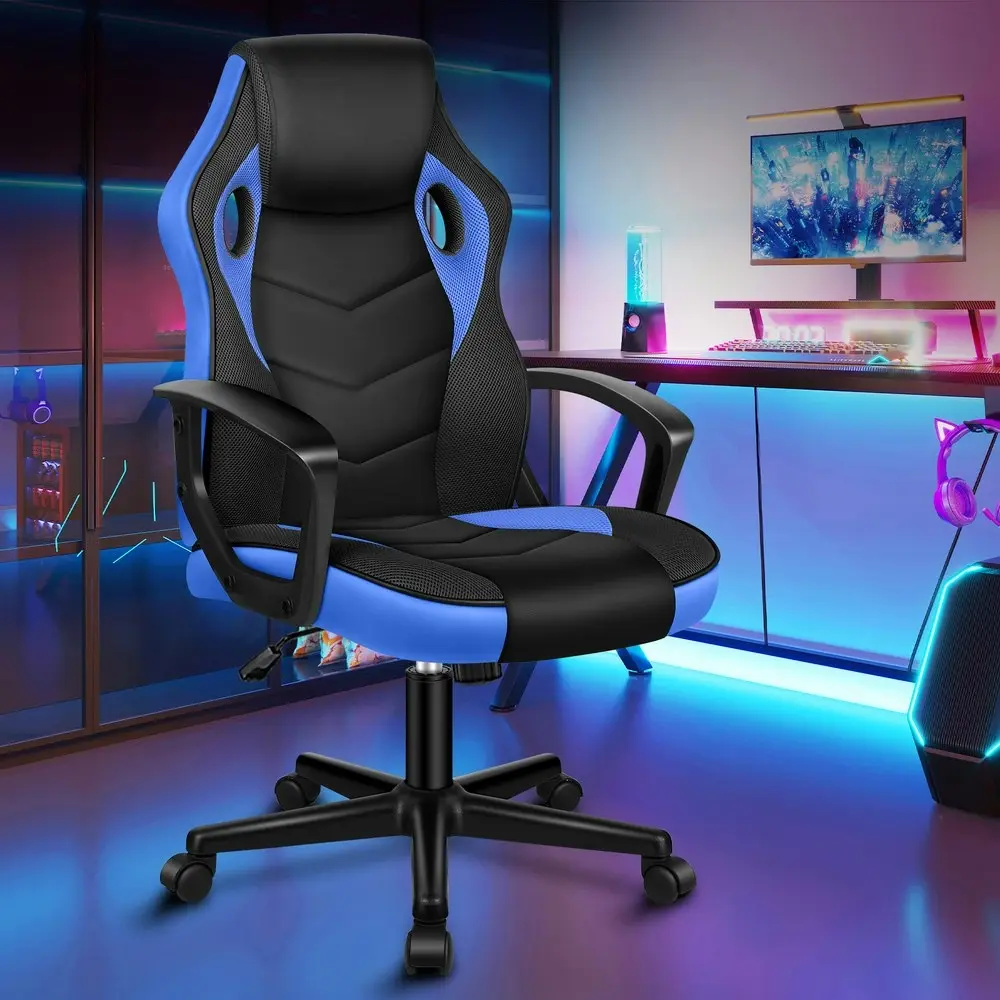 Alfordson Gaming Chair Office Executive Blue