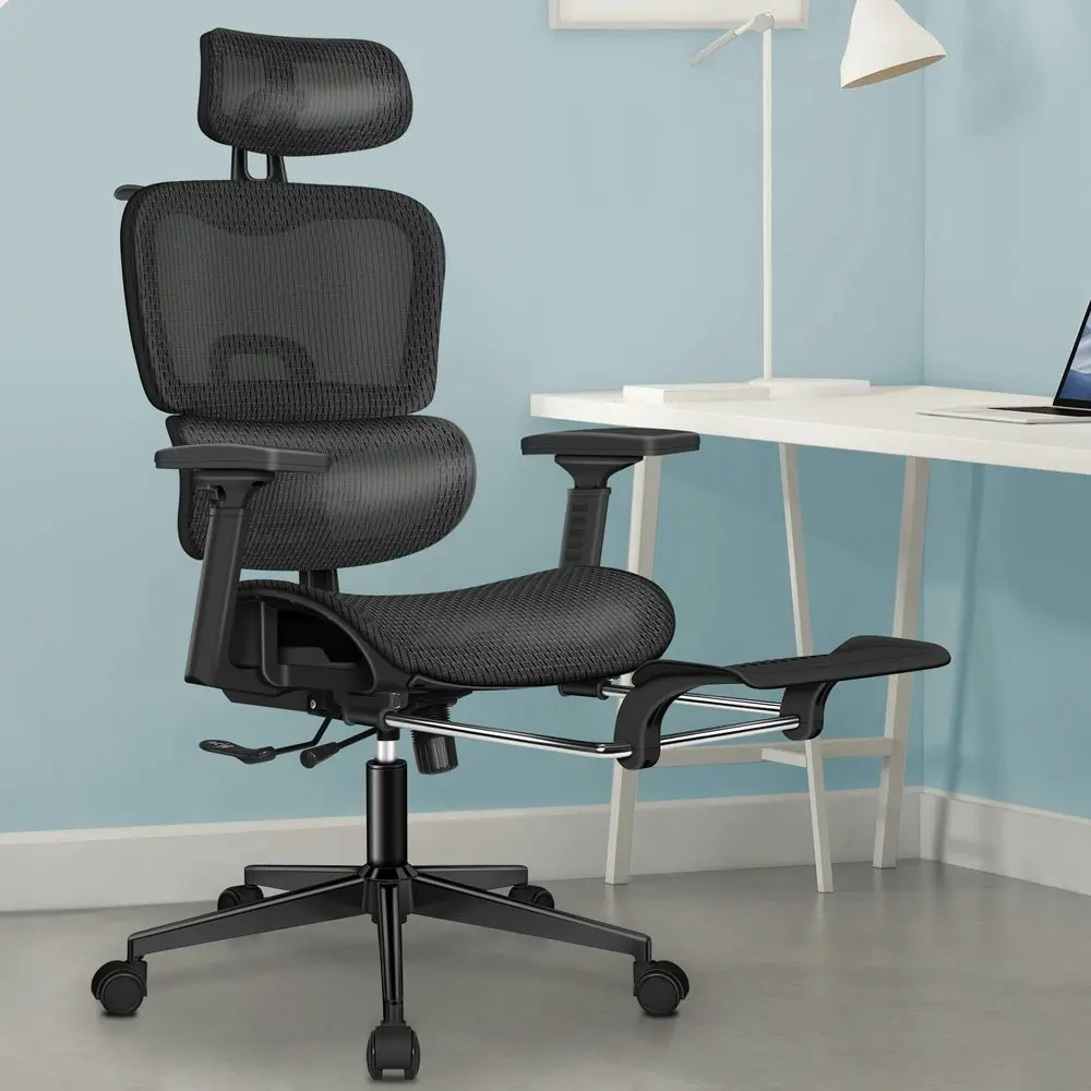 Alfordson Ergonomic Office Chair Executive All Black