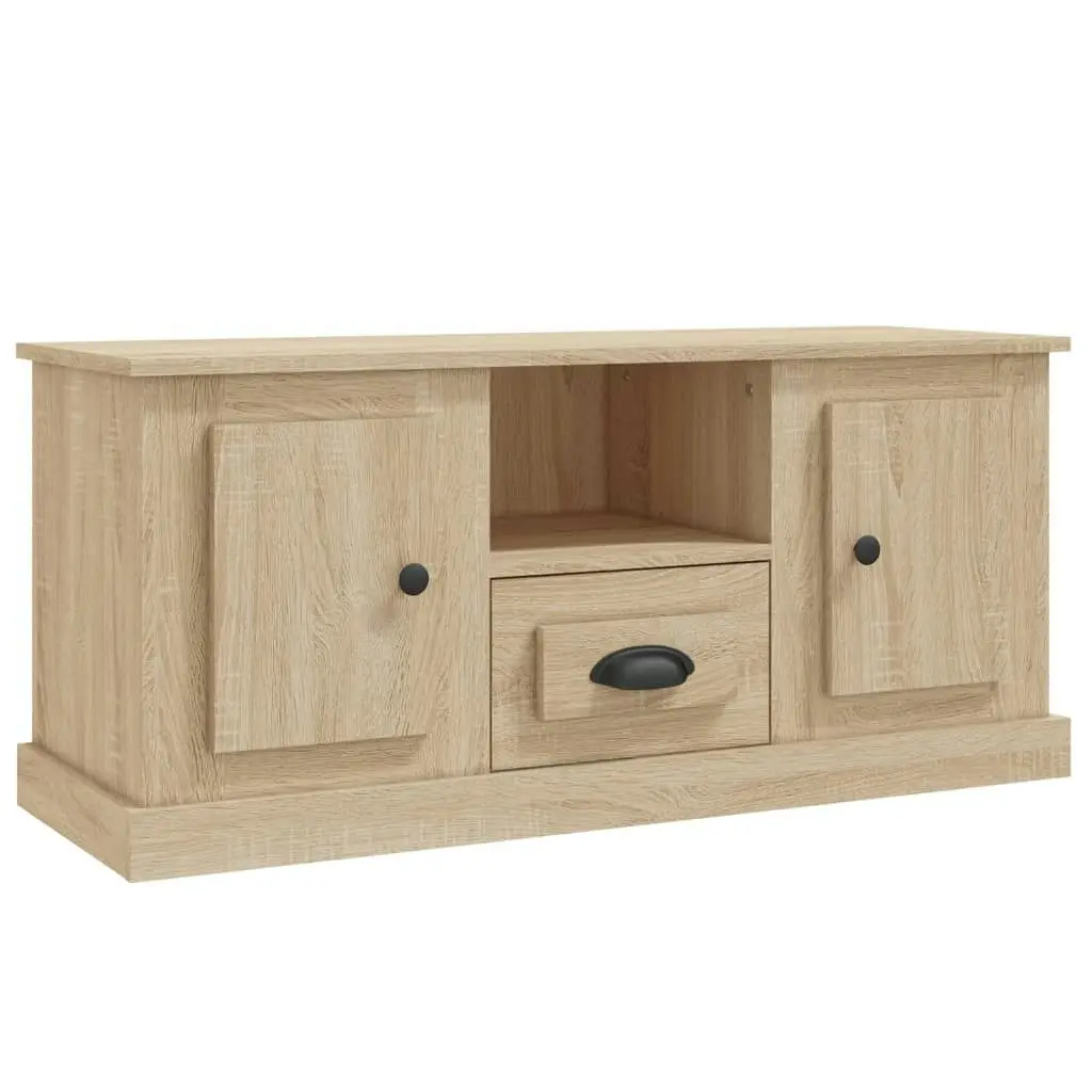 TV Cabinet Sonoma Oak 100x35.5x45 cm Engineered Wood 816459