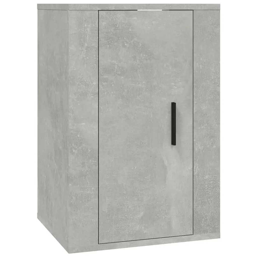 Wall Mounted TV Cabinet Concrete Grey 40x34.5x60 cm 816664