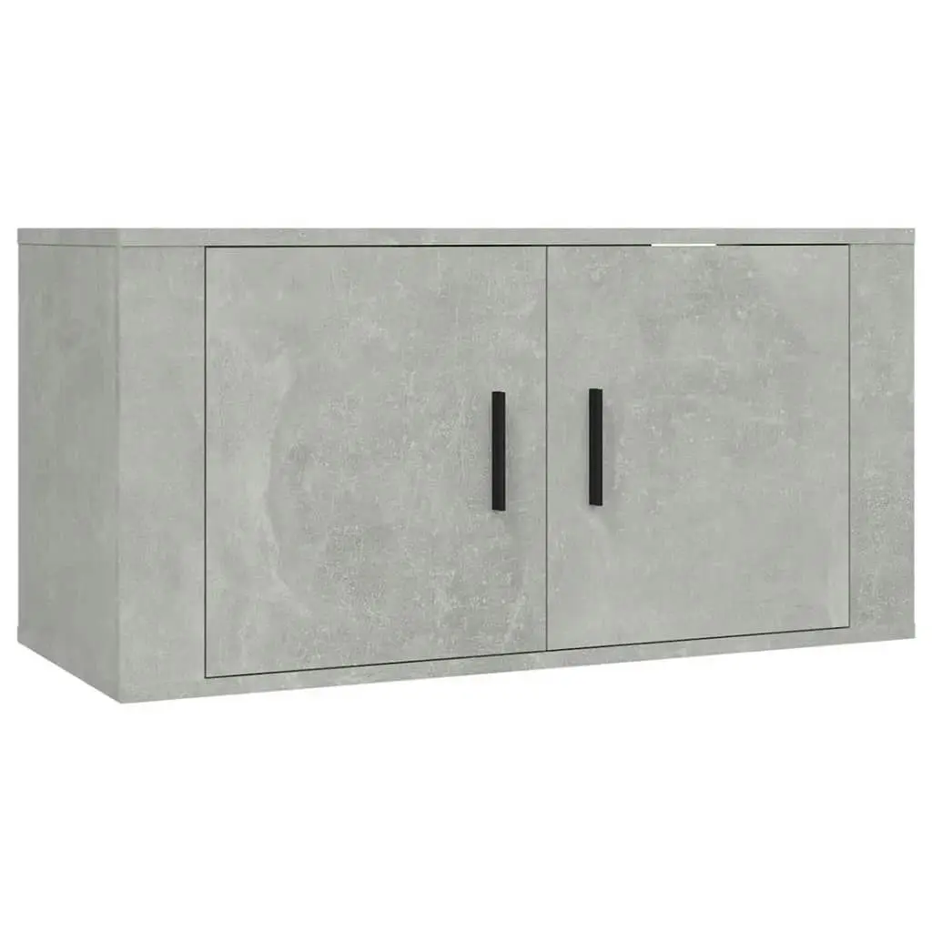 Wall Mounted TV Cabinet Concrete Grey 80x34.5x40 cm 816628