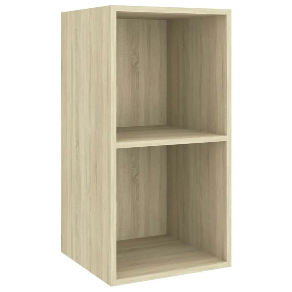 Wall-mounted TV Cabinet Sonoma Oak 37x37x72 cm Engineered Wood 805474