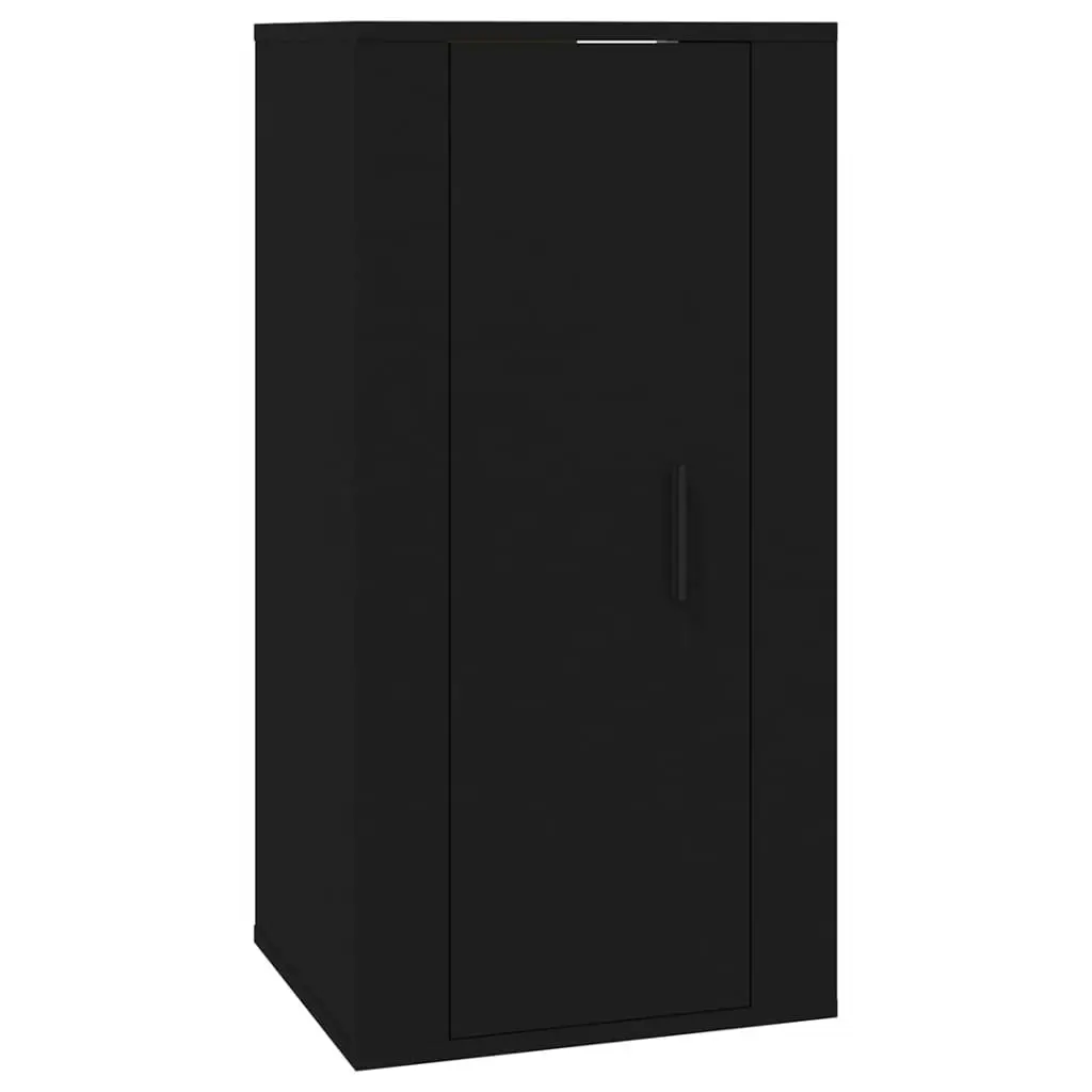 Wall Mounted TV Cabinet Black 40x34.5x80 cm 816673