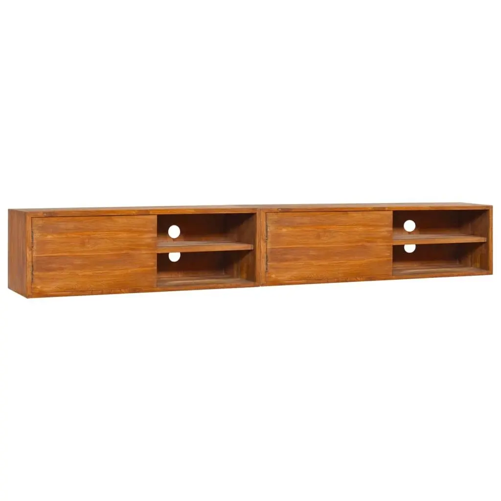 Wall-mounted TV Cabinet 180x30x30 cm Solid Teak Wood 3057505