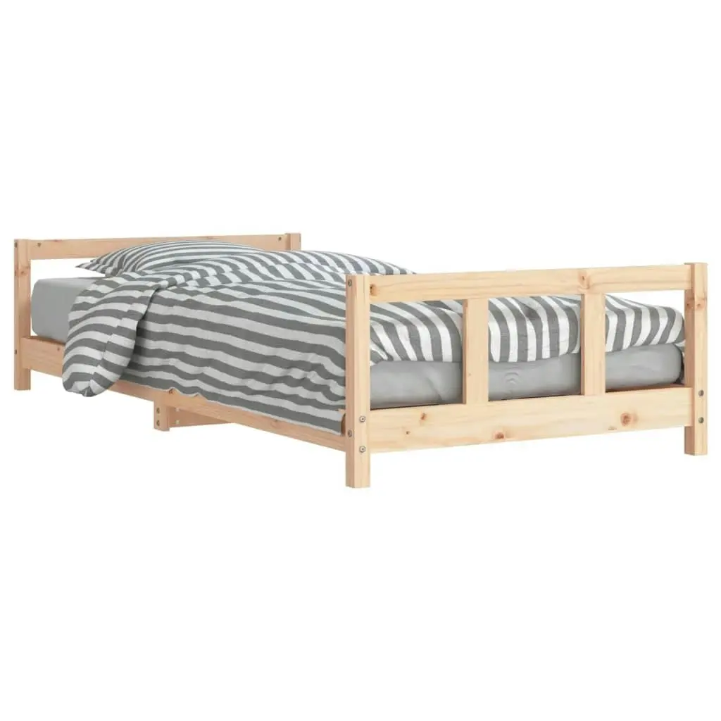 Kids Bed Frame 90x190 cm Solid Wood Pine 834432