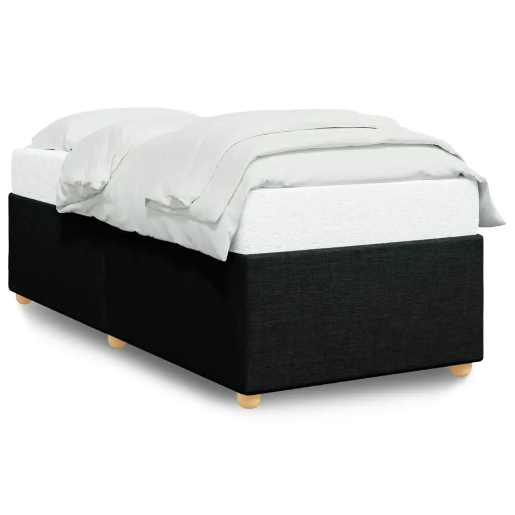 Bed Frame without Mattress Black 90x190 cm Fabric 3284696