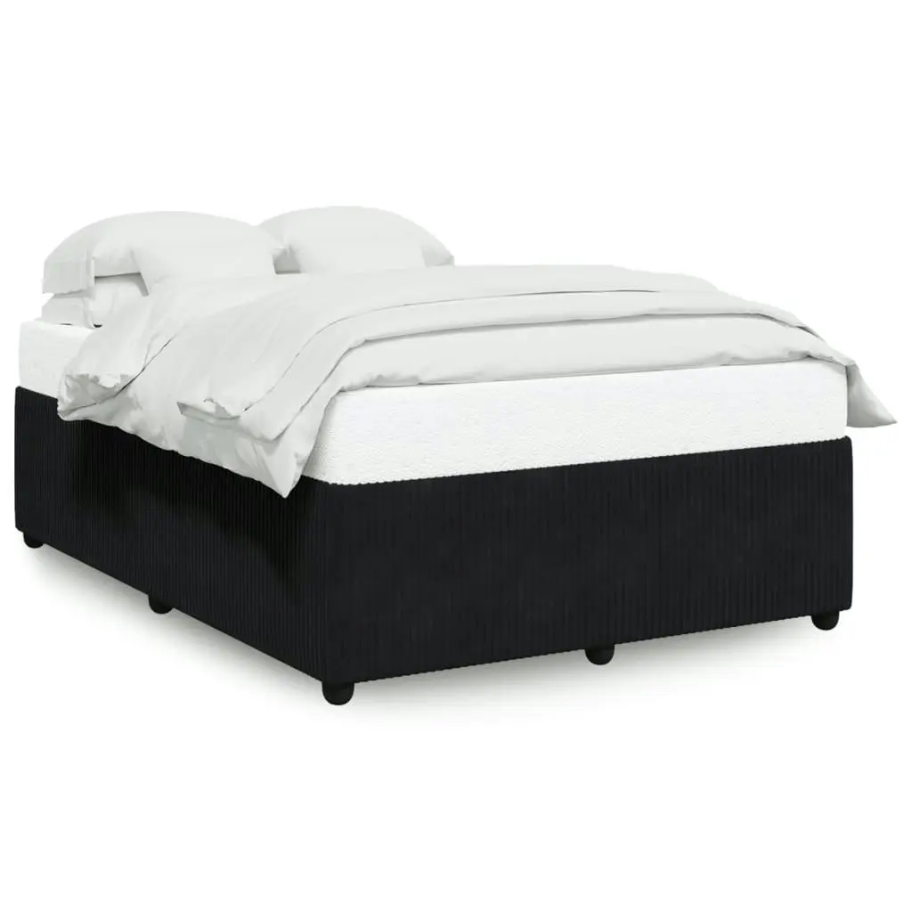 Bed Frame without Mattress Black Queen Velvet 3285087